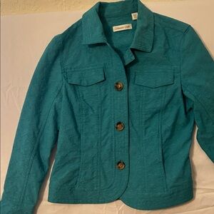 Coldwater Creek Turquoise Jean Jacket for Women